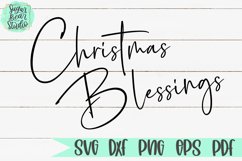 Christmas Blessings | A Holiday SVG Product Image 2