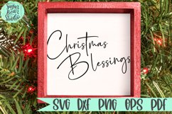 Christmas Blessings | A Holiday SVG Product Image 1