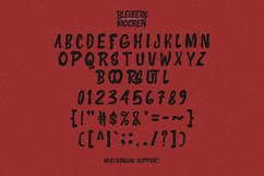 Bleuters Mocren Bold Handmade Display Font Product Image 7