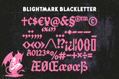 Blightmark Display Font Product Image 11