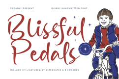 Blissful Pedals - Quirky Handwritten Font Product Image 1