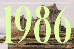 Blistega - New Bold Tall Serif Font Product Image 3