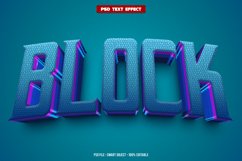 Block 3D editable text effect Product Image 1