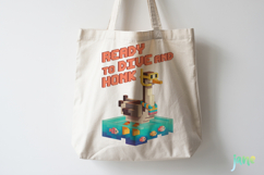Blocky-Style Funny Summer Goose PNG Bundle Product Image 3