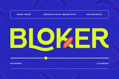 Bloker - Bold Sans Display Font Product Image 1