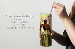 Blonde Female Fantasy Deer Elf 20oz Tumbler Design Product Image 2
