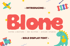 Blone - Bold Display Font Product Image 1