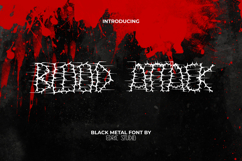 Blood Attack Font Product Image 1
