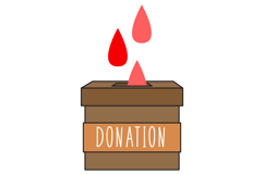 Hand-Drawn Blood Donation Clipart: 24 Cute Heart Characters Product Image 2
