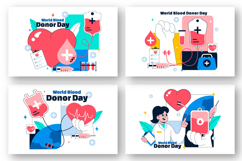 10 World Blood Donor Day Illustration Product Image 2