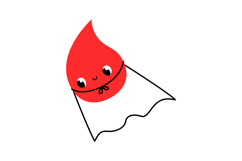 Blood Drop Superhero Clipart Medical Donor SET Product Image 12