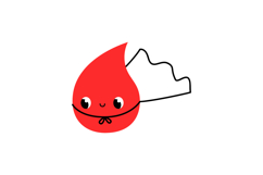 Blood Drop Superhero Clipart Medical Donor SET Product Image 5