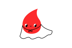 Blood Drop Superhero Clipart Medical Donor SET Product Image 7