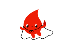 Blood Drop Superhero Clipart Medical Donor SET Product Image 8