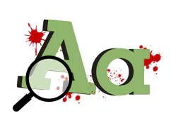 Blood Pie | Halloween Splatter Color Font Product Image 2