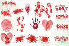 Blood Splatter PNG Bundle Product Image 8