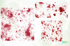 Blood Splatter PNG Sublimation Product Image 1