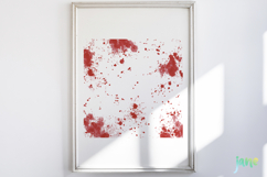 Blood Splatter PNG Sublimation Product Image 2