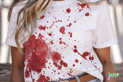 Blood Splatter PNG Sublimation Product Image 2