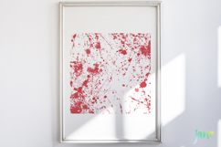 Blood Splatter PNG Sublimation Product Image 2