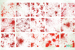 Blood Splatter PNG Sublimation Product Image 8