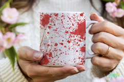 Blood Splatter PNG Sublimation Product Image 4