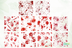 Blood Splatter PNG Sublimation Product Image 5