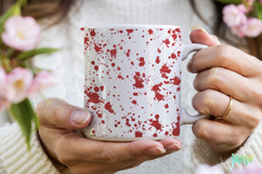 Blood Splatter PNG Sublimation Product Image 4