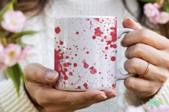 Blood Splatter PNG Sublimation Product Image 4