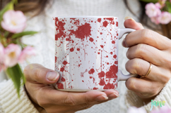 Blood Splatter PNG Sublimation Product Image 4