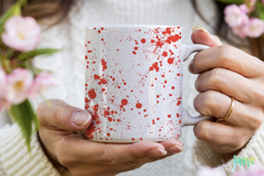 Blood Splatter PNG Sublimation Product Image 4