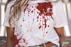 Blood Splatter PNG Sublimation Product Image 5
