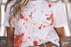 Blood Splatter PNG Sublimation Product Image 5