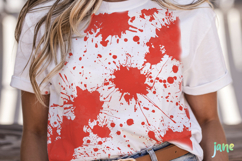 Blood Splatter PNG Sublimation Product Image 5