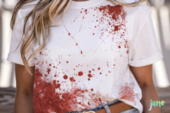 Blood Splatter PNG Sublimation Product Image 5