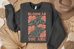Bloom As You Are PNG, Retro Floral Design Product Image 2