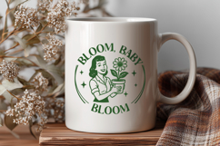 Floral Motivational SVG PNG | Bloom Baby Bloom | Plant Lover Product Image 3