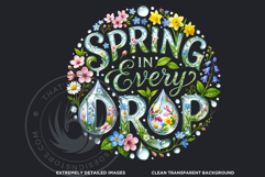 Bloom &amp; Bright Spring Quotes for Sublimation and POD Product Image 3