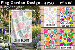 Bloom Flower Garden Flag Product Image 1