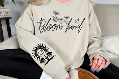 Bloom kind Sleeve Svg Design Product Image 2