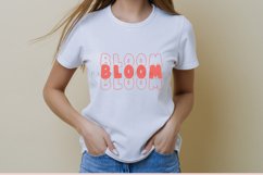 bloom stacked spring quotes png svg vectors with transparent background high resolution for cricut silhouette and sublimation machine