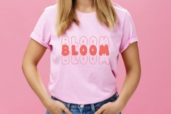 bloom stacked spring quotes png svg vectors with transparent background high resolution for cricut silhouette and sublimation machine