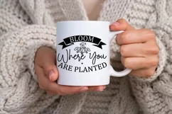 Bloom Where You Are Planted SVG, Christian SVG Design Product Image 3