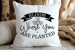 Bloom Where You Are Planted SVG, Christian SVG Design Product Image 2