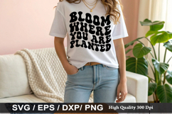 Bloom Where You Are Planted - Easter SVG Design Product Image 1