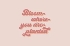 bloom where youre planted spring quotes png svg vectors with transparent background high resolution for cricut silhouette and sublimation machine