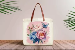 Bloom with Grace Sublimation | Peony Flowers Shirt Print Product Image 2