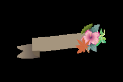 Blooming floral banner decoration design Product Image 2