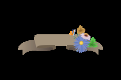 Blooming floral banner decoration vector Product Image 2