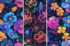 Blooming Flowers Pattern Digital Paper Bundle Product Image 4